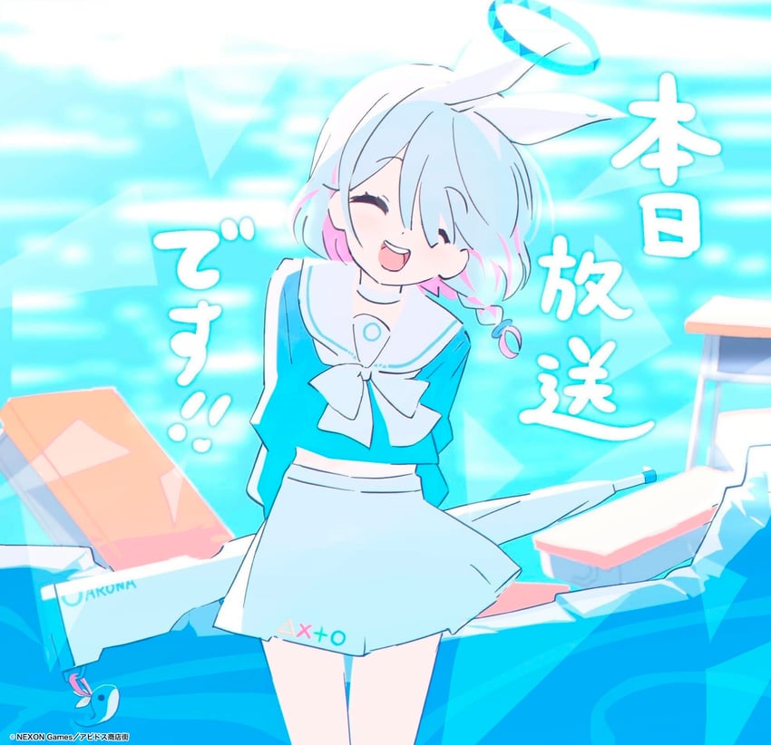 arona (blue archive and 1 more) drawn by gesoikuo