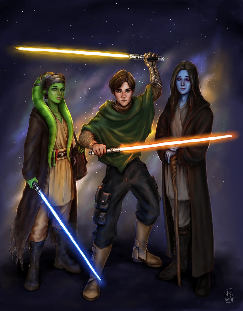 star wars drawn by arideya