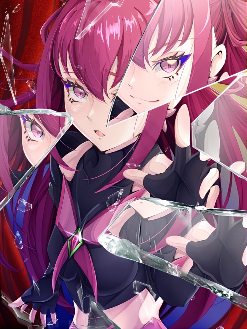 dark dream (precure and 1 more) drawn by haruto_(1214_haruto)