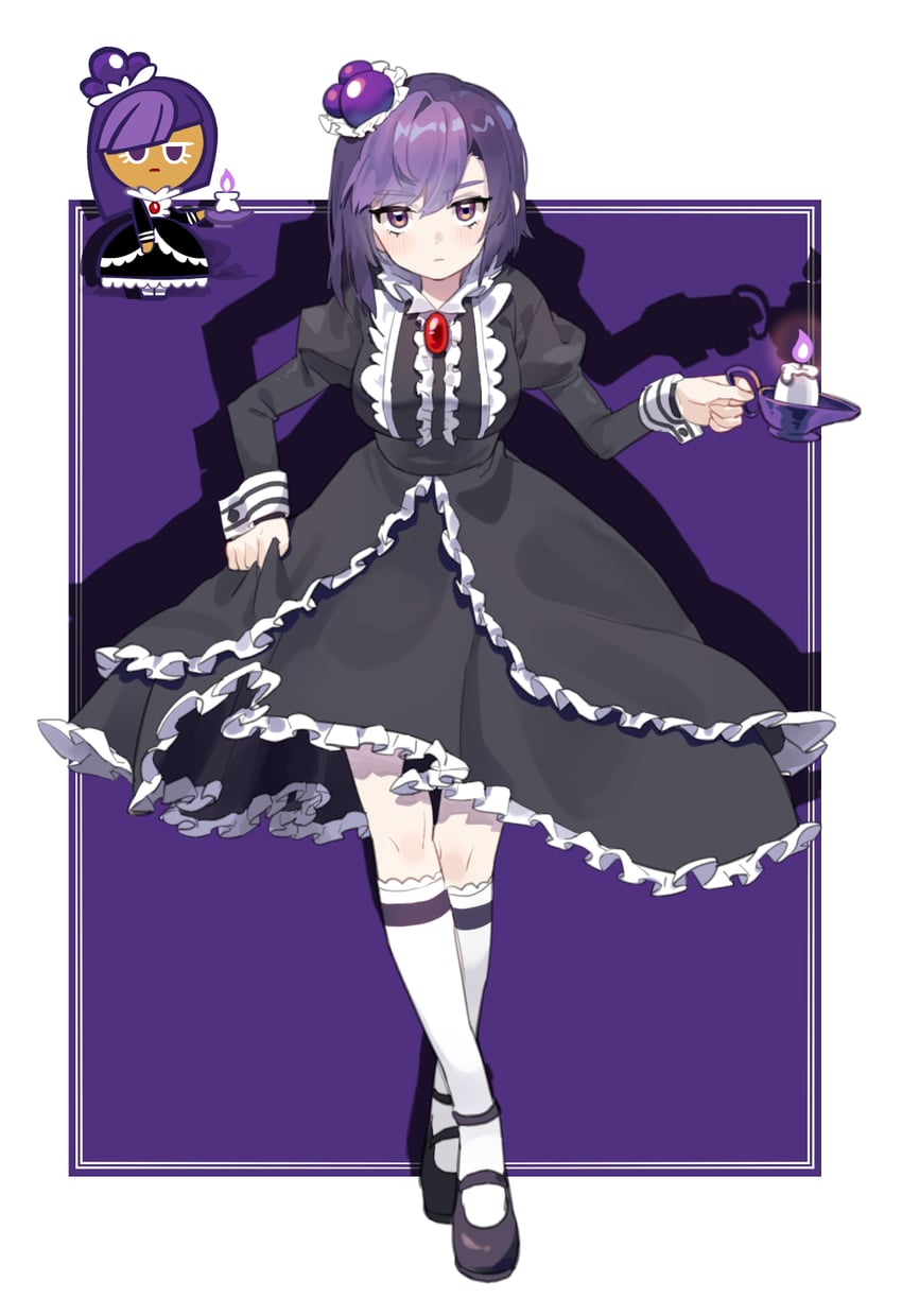 blackberry cookie (cookie run and 1 more) drawn by dangogo