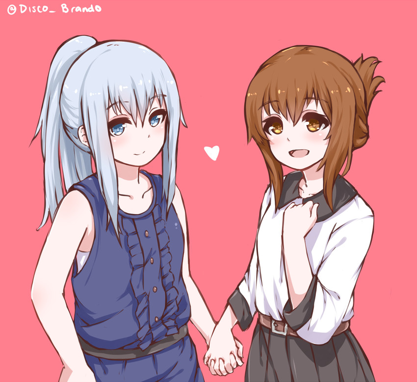 hibiki and inazuma (kantai collection) drawn by disco_brando
