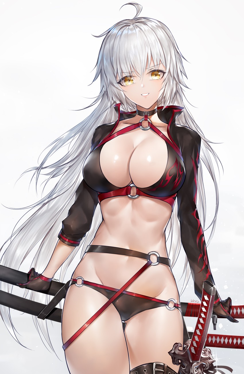 jeanne d'arc alter (fate and 1 more) drawn by horz