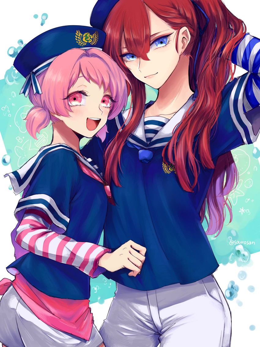saionji leo and tachibana yukinojou (pretty series and 3 more) drawn by teruteru-san