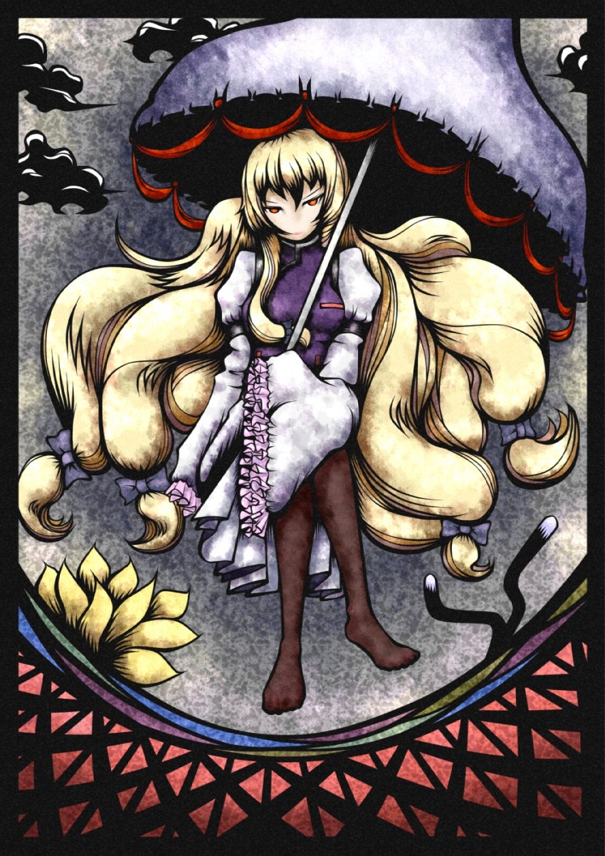 yakumo yukari, yakumo ran, and chen (touhou) drawn by maruhide