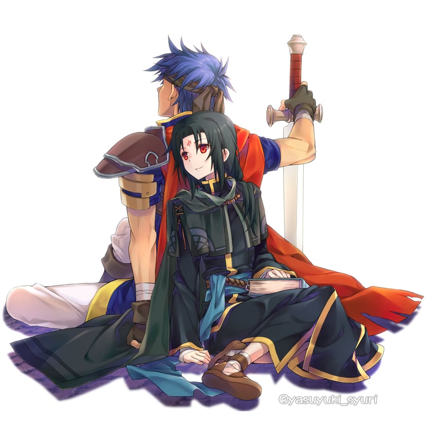 ike and soren (fire emblem and 1 more) drawn by shuri_yasuyuki