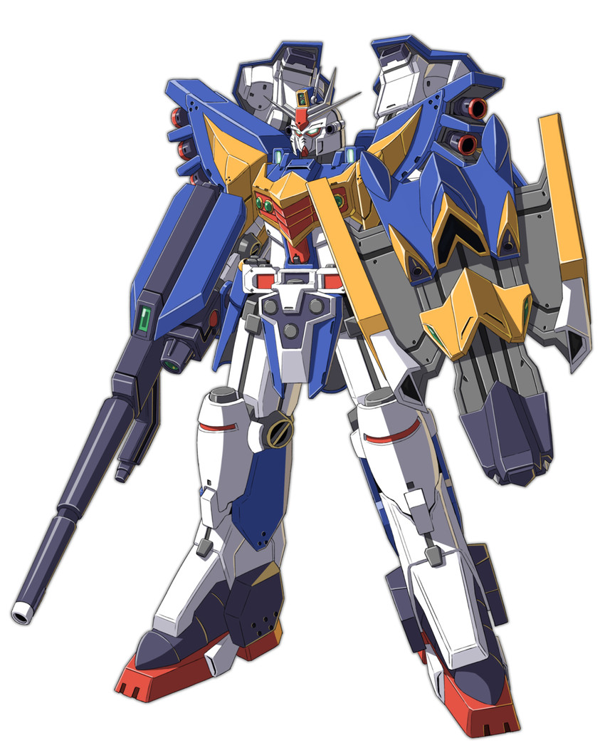 gundam gp-01 full vernian zephyranthes and star gundam gp01 (gundam and 1 more) drawn by shingo_(picturepuzzle)
