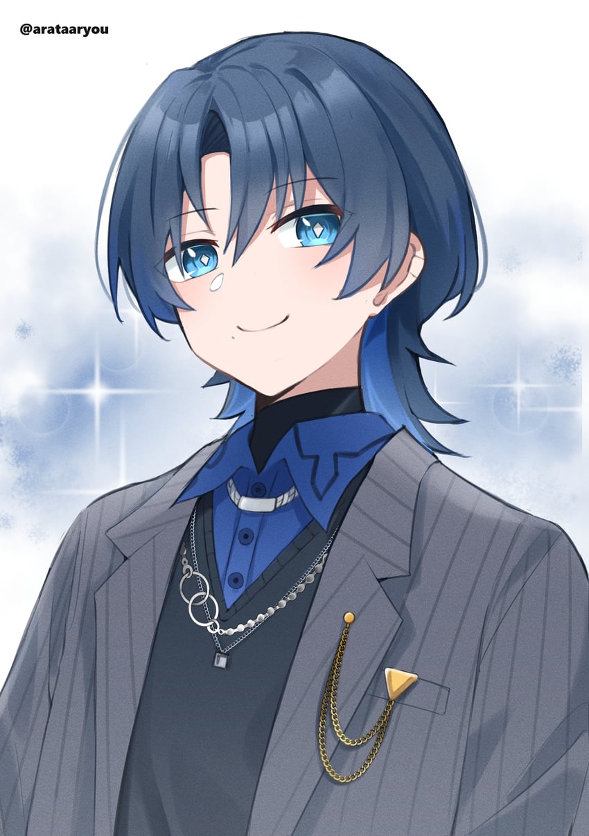 hiodoshi ao (hololive and 1 more) drawn by arata_ryou