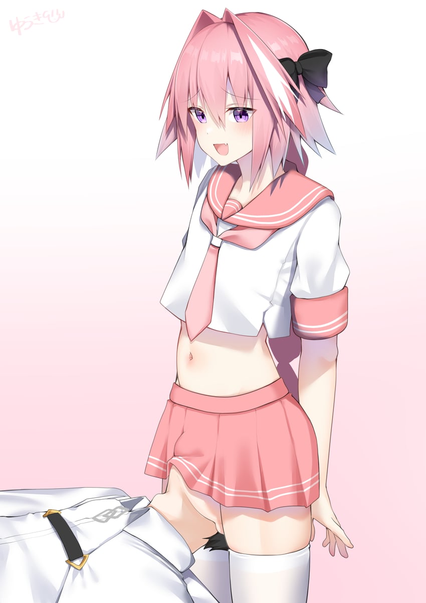 fujimaru ritsuka and astolfo (fate and 1 more) drawn by kitajima_yuuki