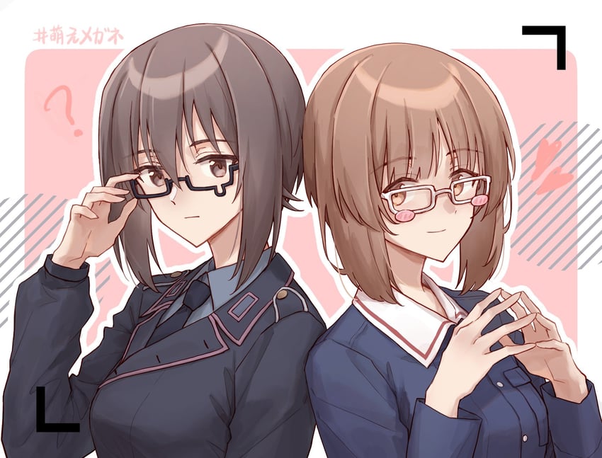 nishizumi miho and nishizumi maho (girls und panzer) drawn by itsuki_(tanakaitsukiiii)