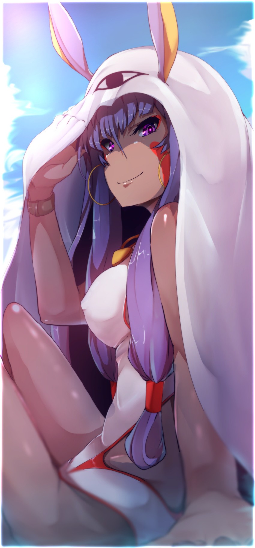 nitocris and medjed (fate and 1 more) drawn by wada_kazu