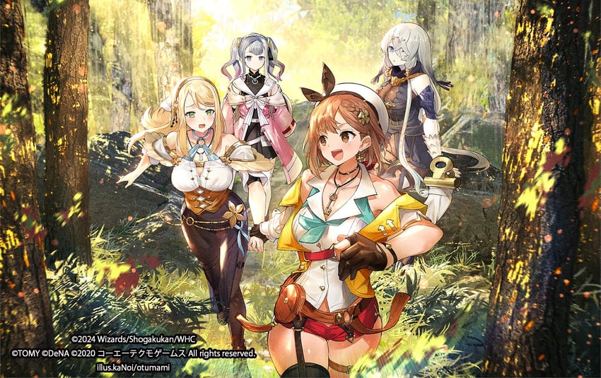 reisalin stout, klaudia valentz, lila decyrus, and patricia abelheim (atelier and 3 more) drawn by otsumami_(bu-bu-heaven)