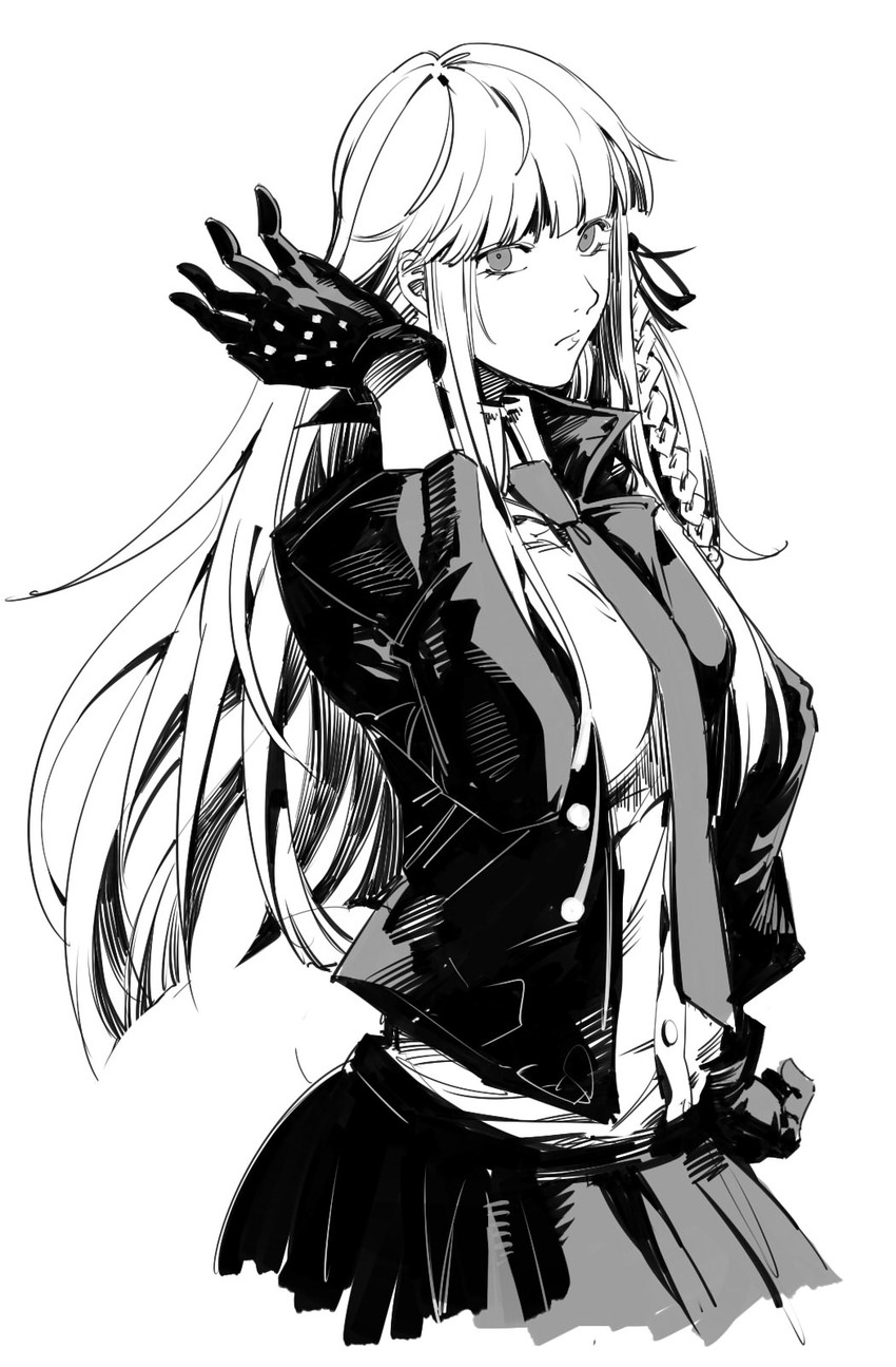 kirigiri kyoko (danganronpa and 1 more) drawn by ruukii_drift