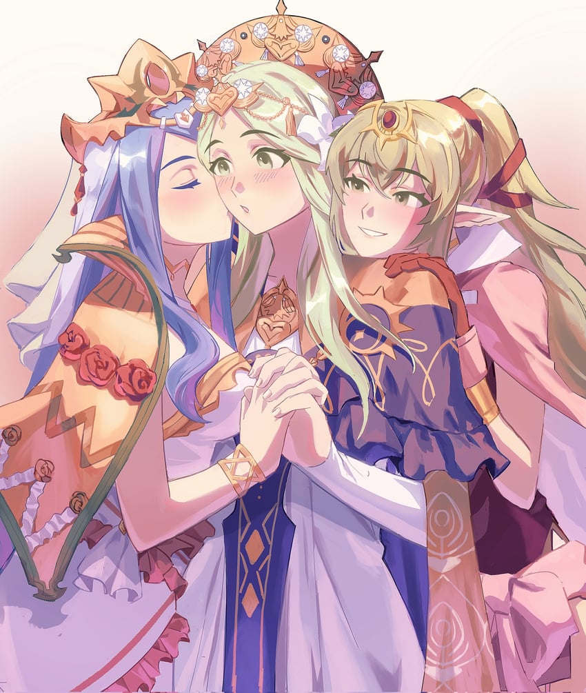 tiki, rhea, and lumera (fire emblem and 3 more) drawn by babykatafan