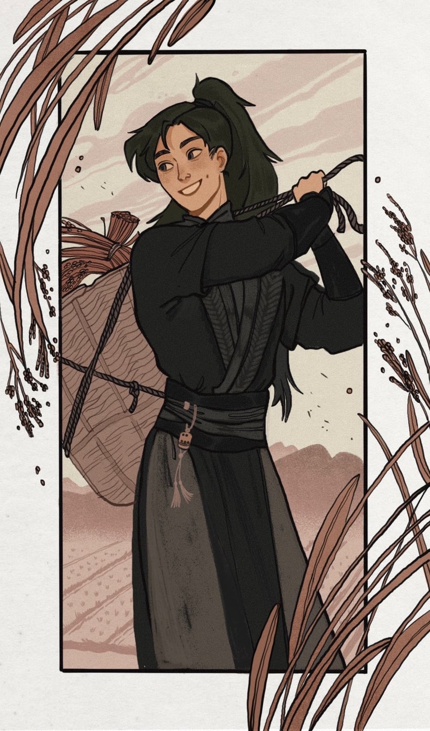 mo ran (erha he tadebai mao shizun) drawn by yaroslava_murashko