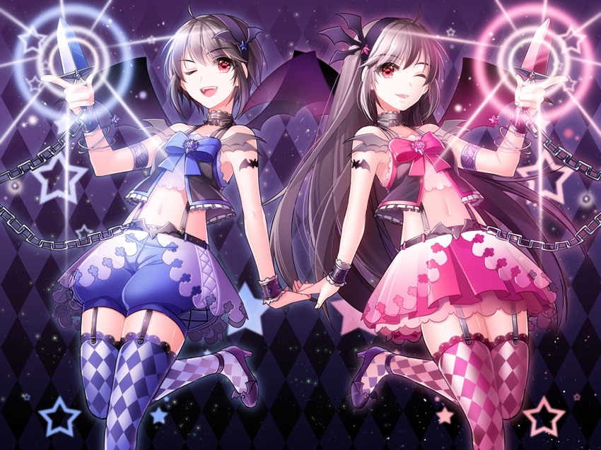 sion flina and rion flina (sword girls) drawn by aile_(crossroads)