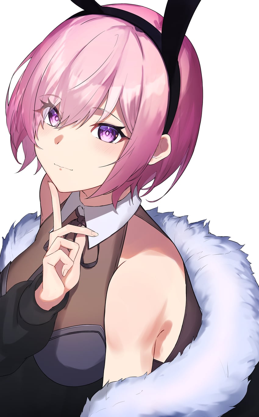 mash kyrielight (fate and 1 more) drawn by mamesuke_(mamesuke_01)