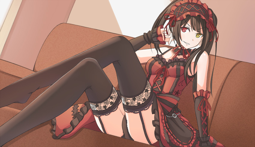 tokisaki kurumi (date a live) drawn by keikei_(kitty_colors)
