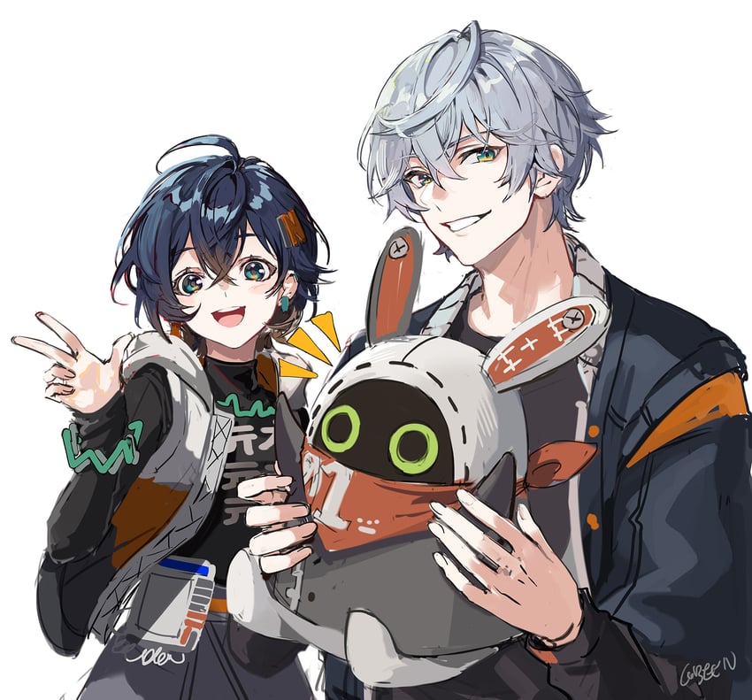 belle, wise, and eous (zenless zone zero) drawn by cobeen