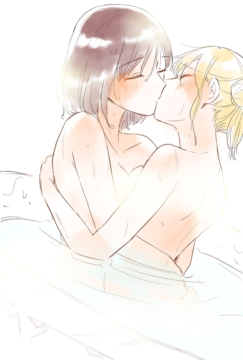 claire francois and rae taylor (watashi no oshi wa akuyaku reijou) drawn by kikorinolily