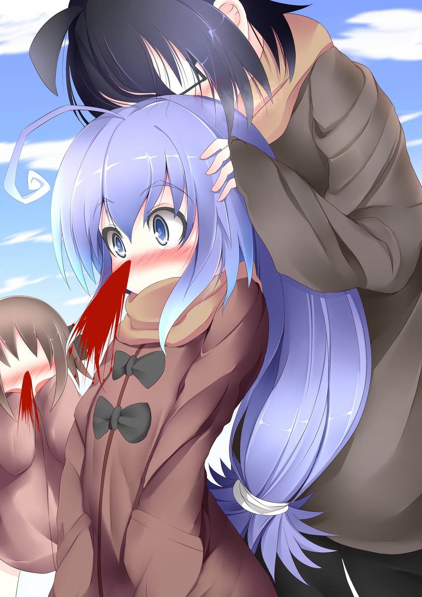 miniwa tsumiki, otonashi io, and haruno hime (acchi kocchi) drawn by sukage