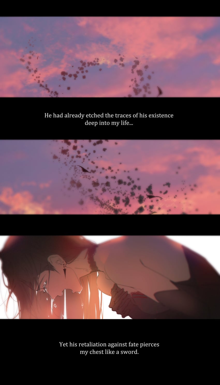protagonist and sylus (love and deepspace) drawn by ng_ai0