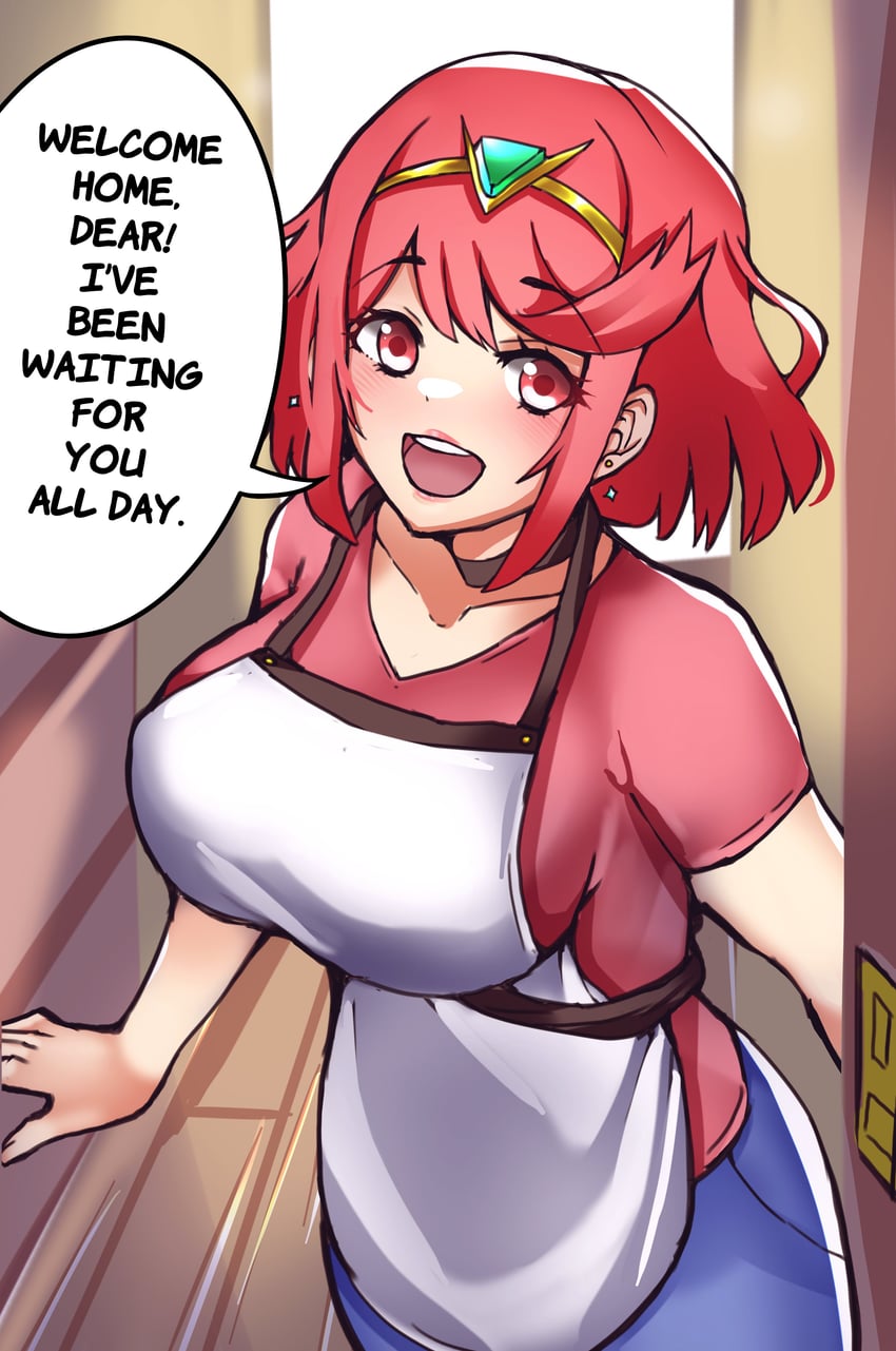 pyra (xenoblade chronicles and 1 more) drawn by 1340smile