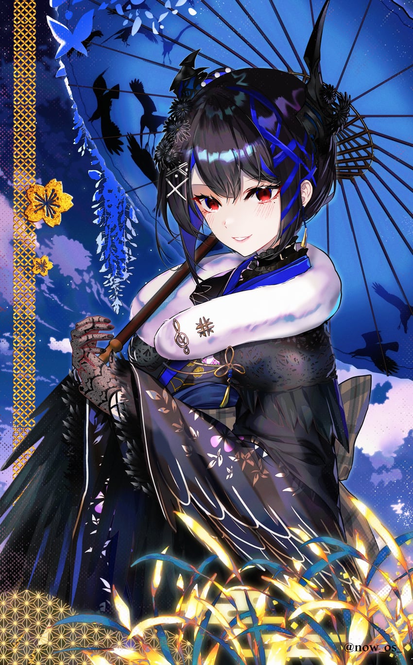 nerissa ravencroft (hololive and 1 more) drawn by sowon