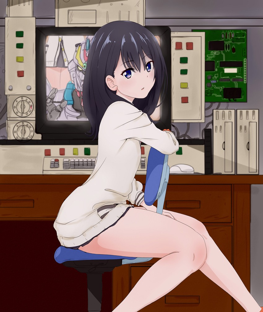 takarada rikka and gridman (gridman universe and 1 more) drawn by viperxtr