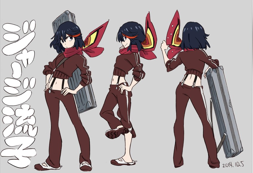 matoi ryuuko and senketsu (kill la kill) drawn by sushio