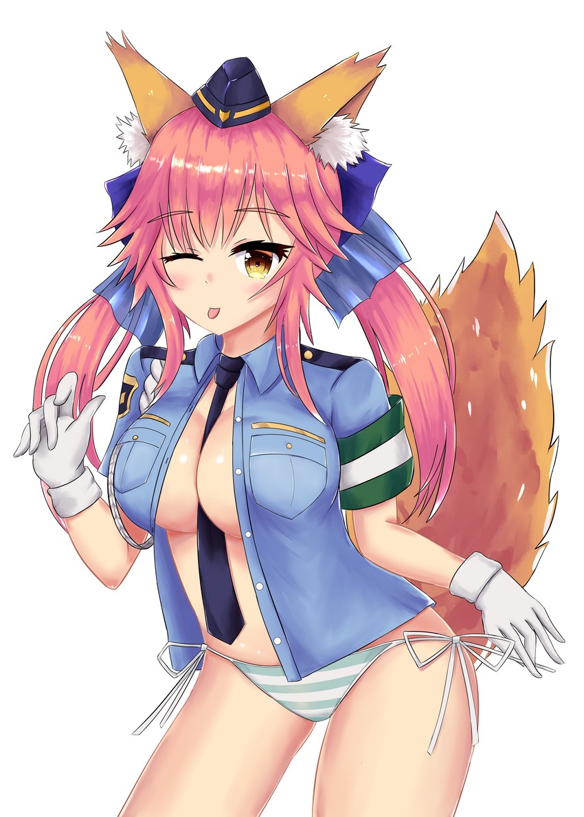 tamamo and tamamo no mae (fate and 3 more) drawn by gin_nozora