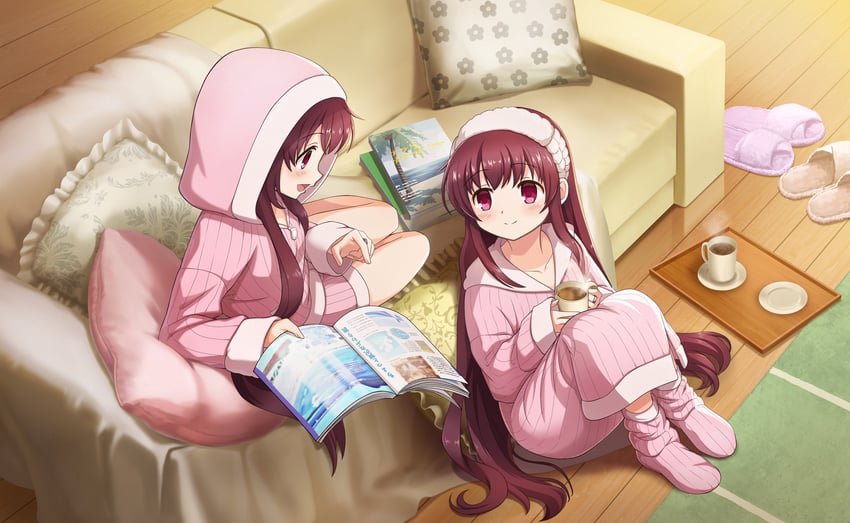 amane tsukuyo and amane tsukasa (mahou shoujo madoka magica and 2 more)
