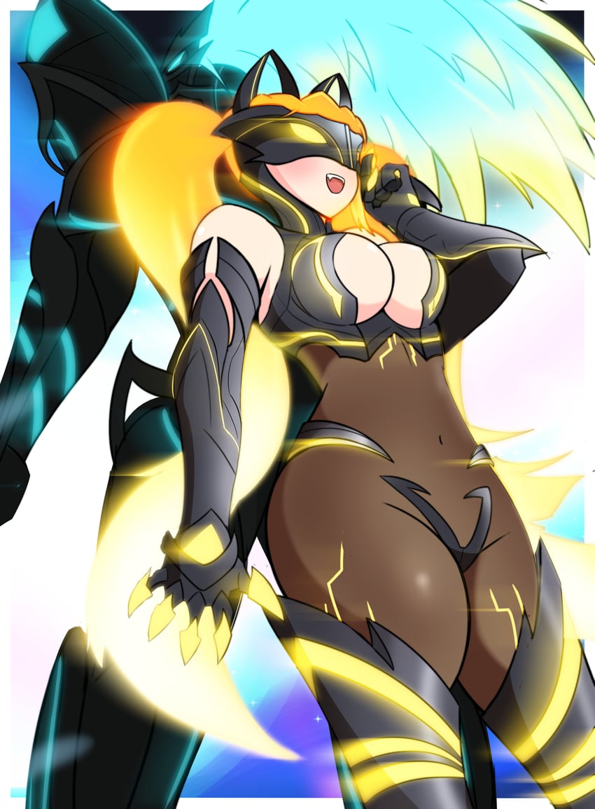 van arkride, judith lanster, grimcats, and grendel (eiyuu densetsu and 2 more) drawn by james_(sirjames079)
