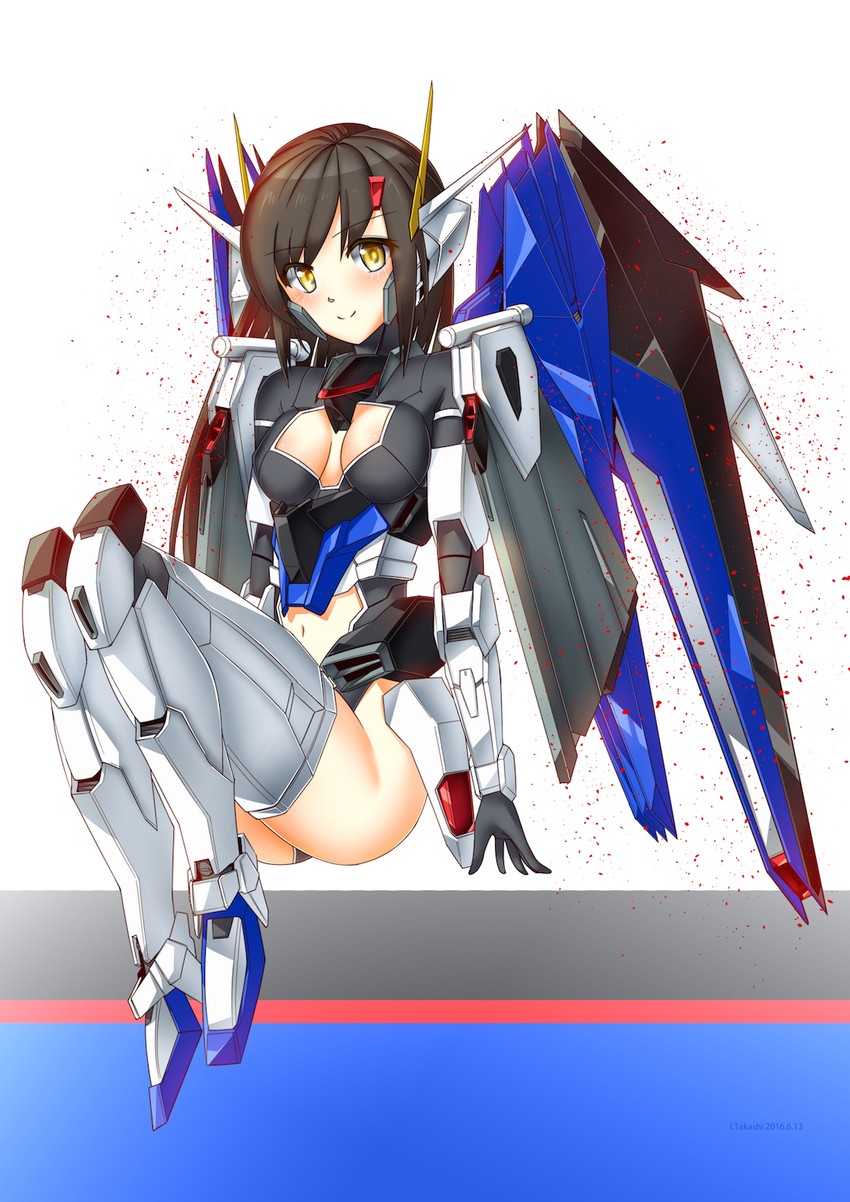 freedom gundam (gundam and 1 more) drawn by i.takashi
