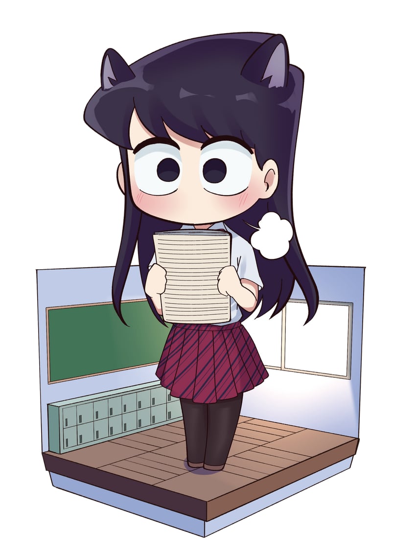 komi shouko (komi-san wa komyushou desu) drawn by j_humbo