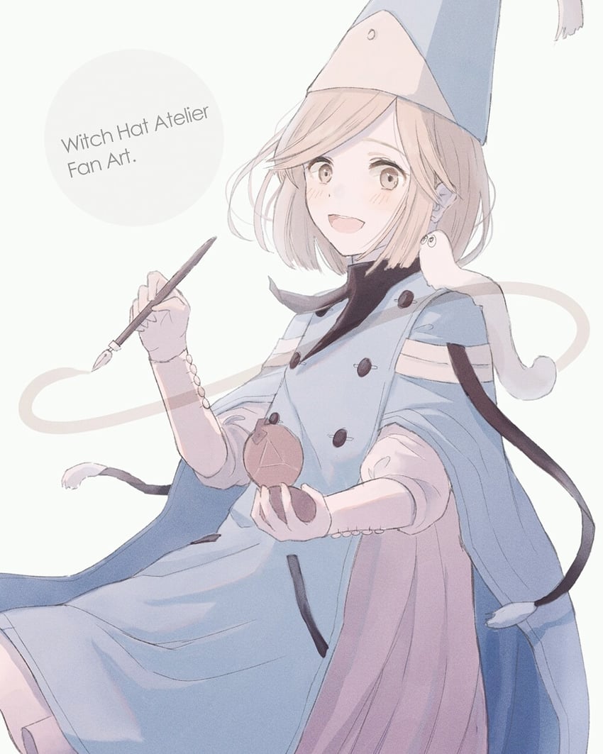 coco and brushbuddy (tongari boushi no atelier) drawn by kumagai_yuka