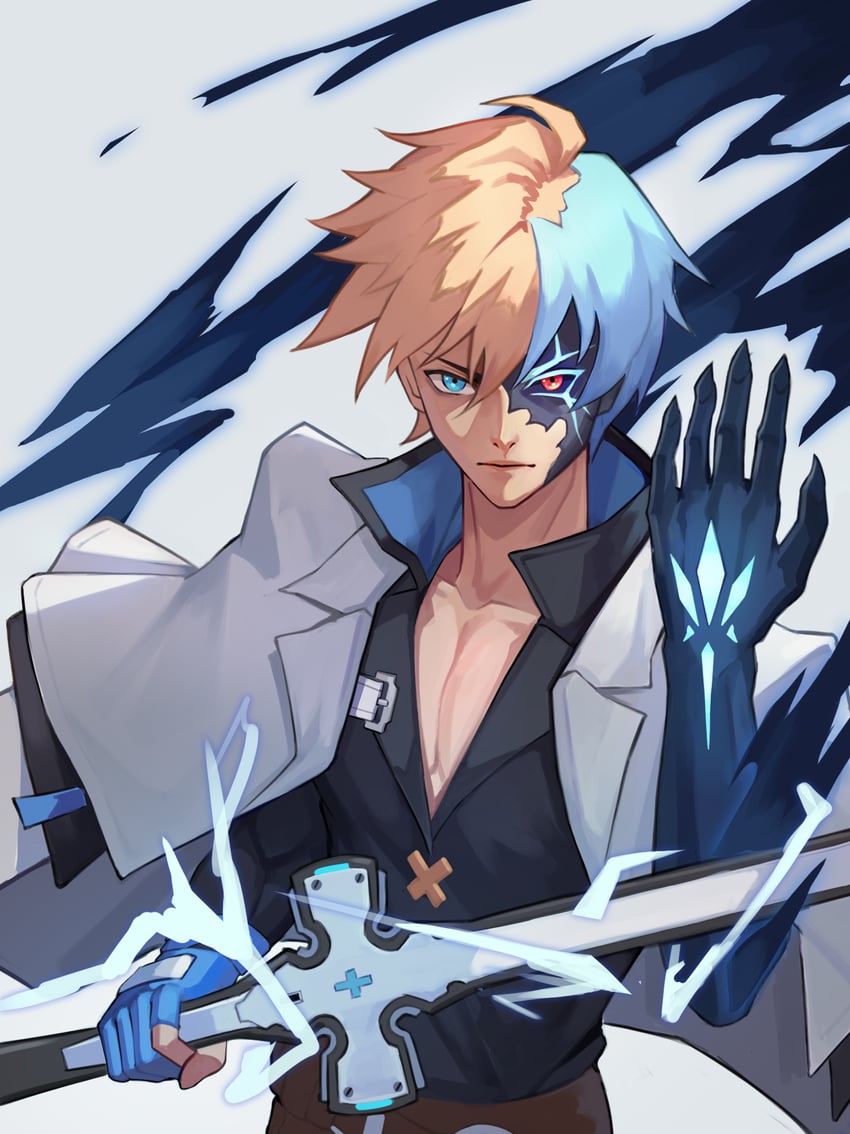 ky kiske (guilty gear and 1 more) drawn by luzzeo00