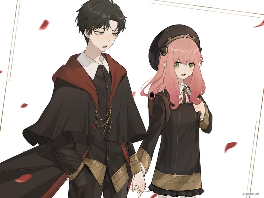 anya and damian desmond (spy x family) drawn by ducartoon