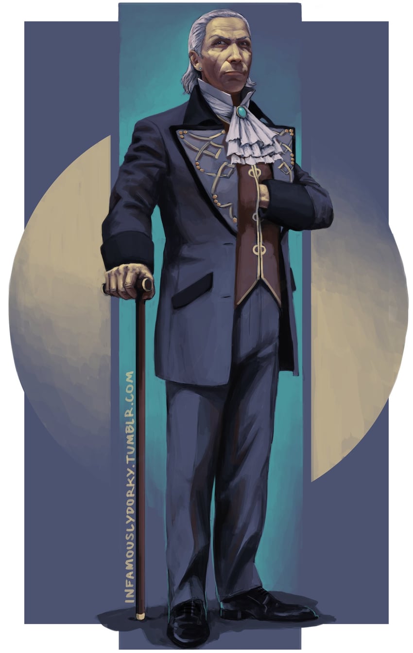 manfred von karma (ace attorney and 1 more) drawn by infamouslydorky