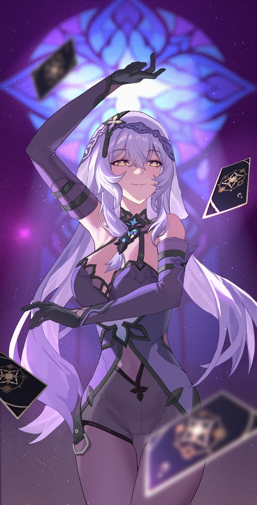 black swan (honkai and 1 more) drawn by senbonsang