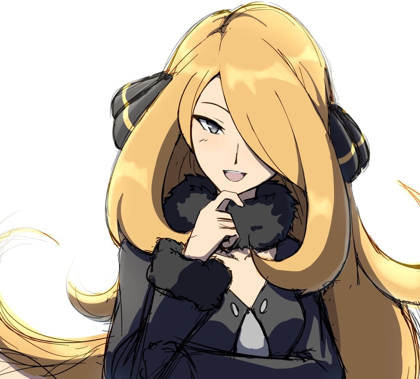cynthia (pokemon and 1 more) drawn by phiphi-au-thon