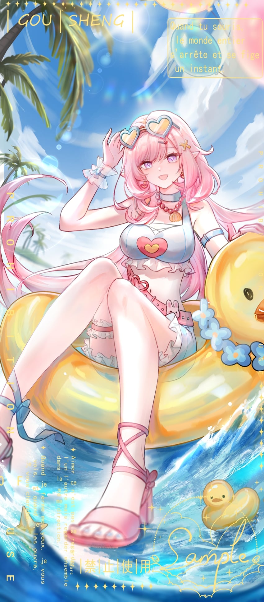 elysia (honkai and 1 more) drawn by hulai_de_gou_sheng