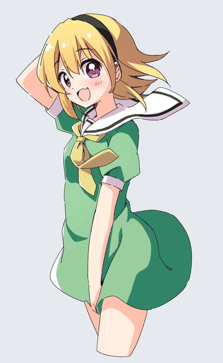 houjou satoko (higurashi no naku koro ni) drawn by haru_(konomi_150)