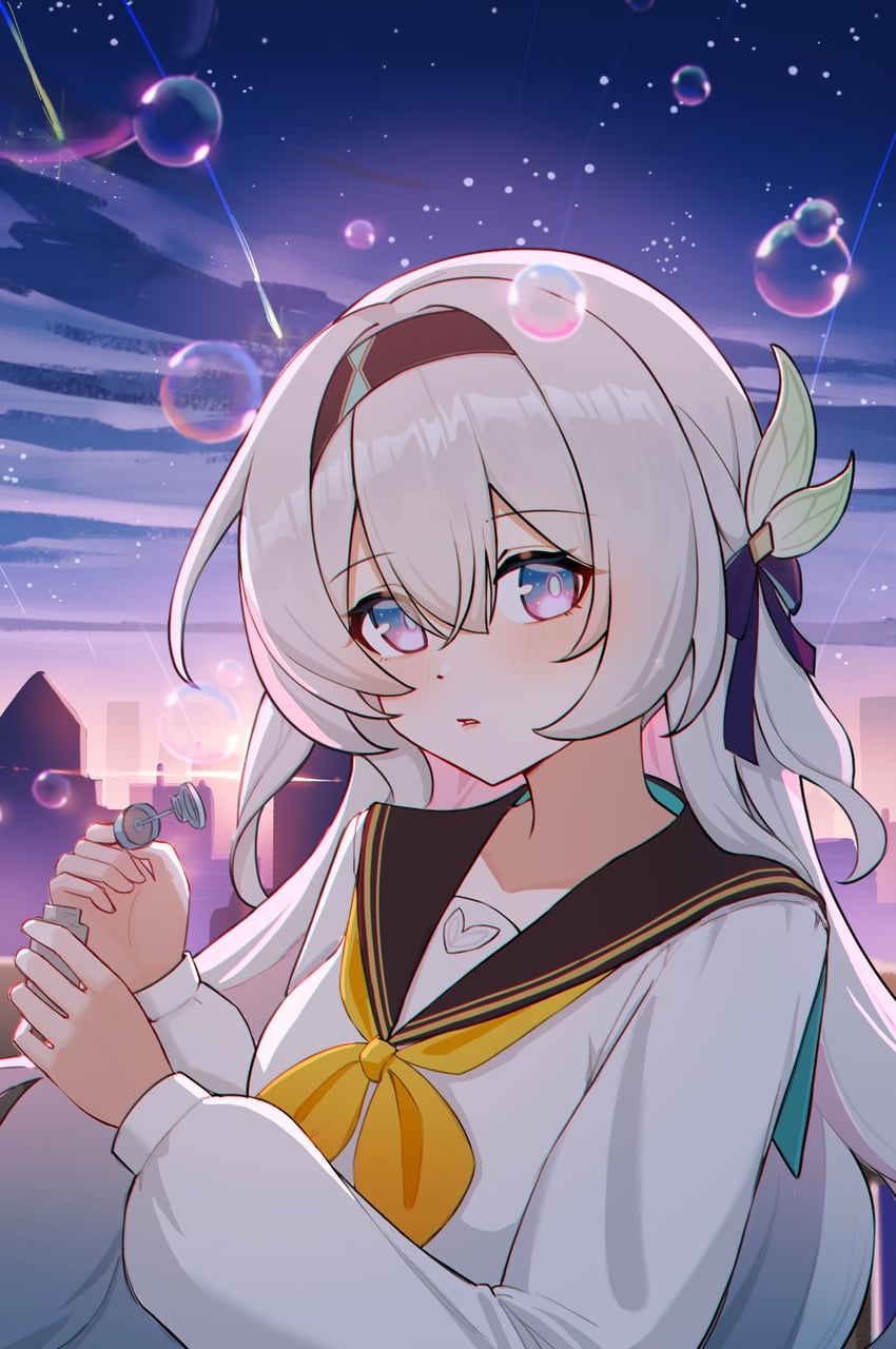 firefly (honkai and 1 more) drawn by laska_(572124034)