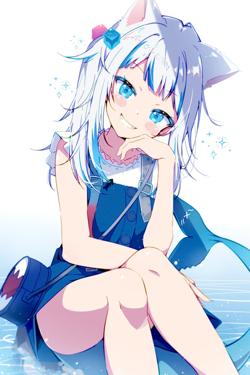 gawr gura (hololive and 1 more) drawn by ichijo_rei