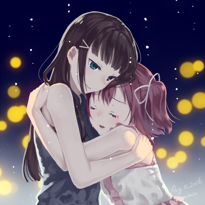 kurosawa dia and kurosawa ruby (love live! and 1 more) drawn by tomiwo