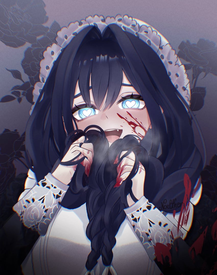 ouro kronii (hololive and 1 more) drawn by noelther_(artist)