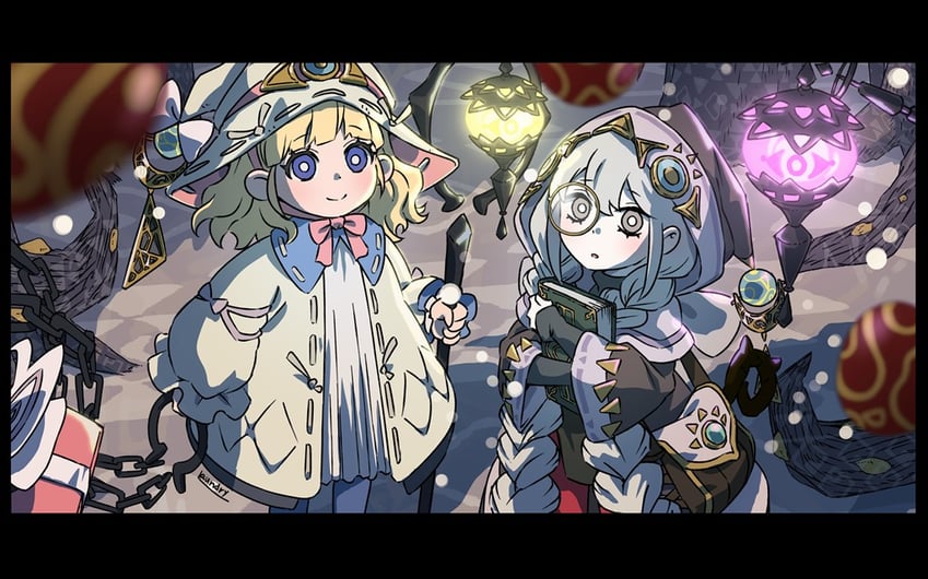 diabellstar the black witch, diabellze the original sinkeeper, astellar of the white forest, and elzette of the white forest (yu-gi-oh!) drawn by laundry_(randorii)