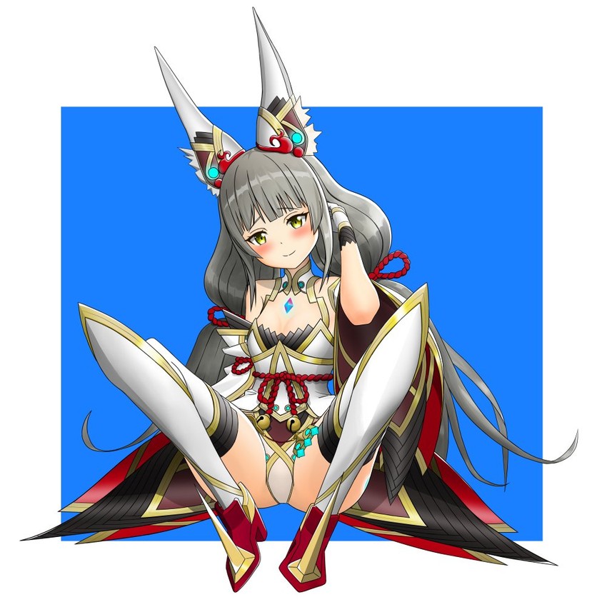 nia (xenoblade chronicles and 1 more) drawn by nemunemu_semi