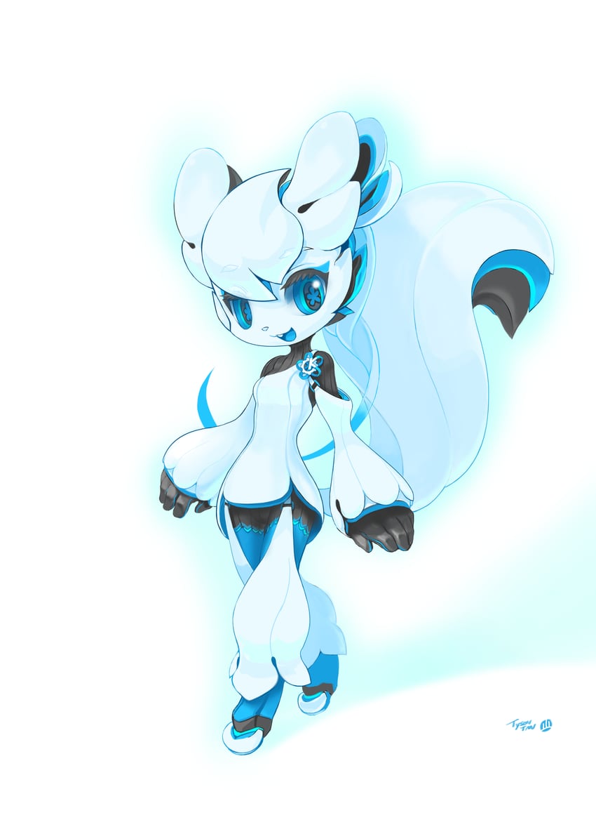 kiki the cyber squirrel (original and 2 more) drawn by tyson_tan