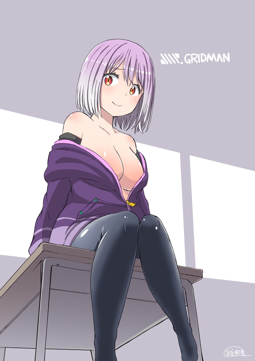 shinjou akane (gridman universe and 1 more) drawn by kisa_kazuyuki